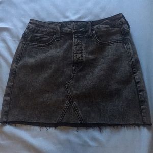 AE Black Demin Skirt